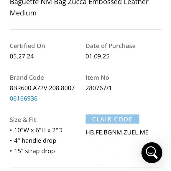 Fendi baguette Medium - Picture 10 of 10